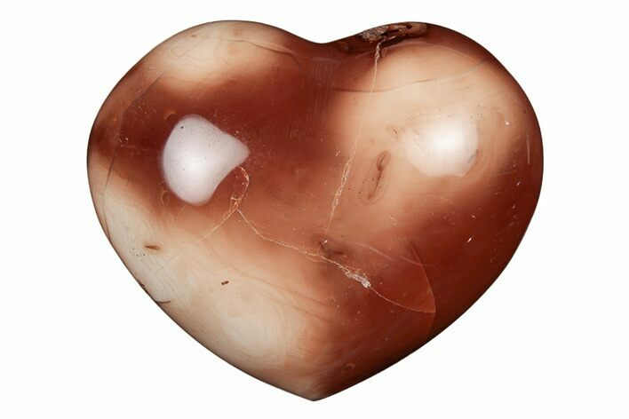 Colorful Carnelian Agate Heart #205335